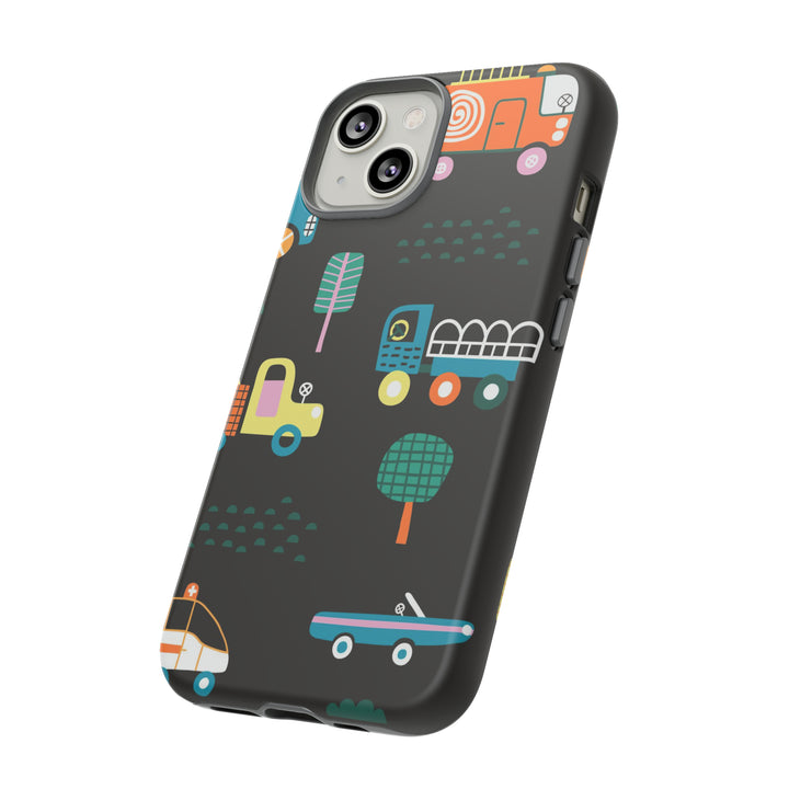 Cars and Trucks Tough Phone Case