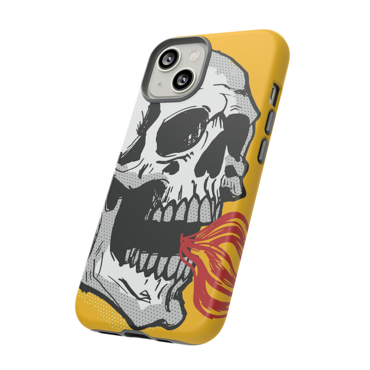 Skull Fire Tough Phone Case