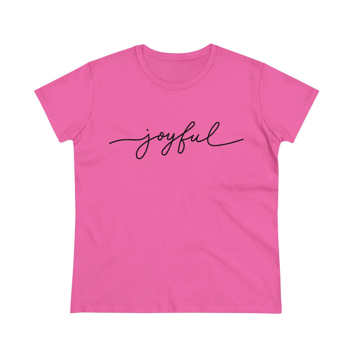 Joyful Women's Midweight Cotton Tee