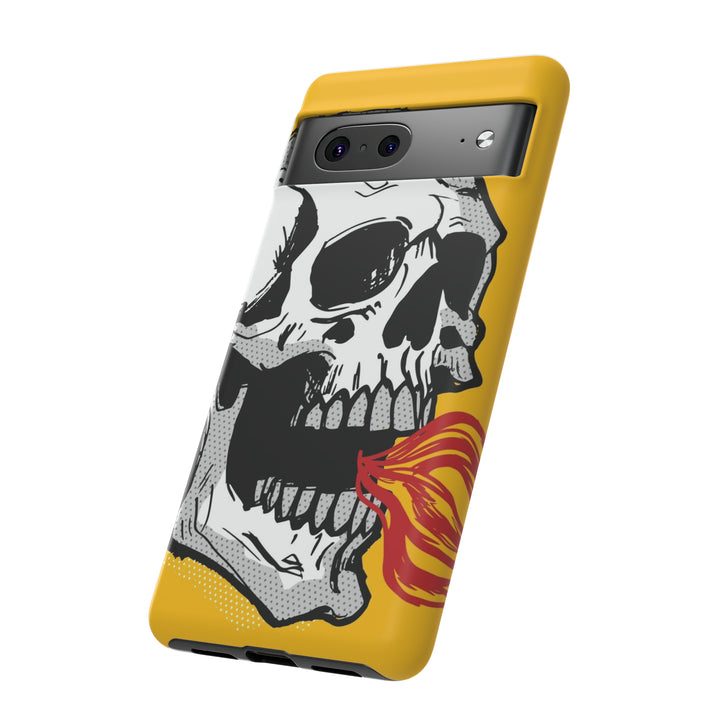 Skull Fire Tough Phone Case