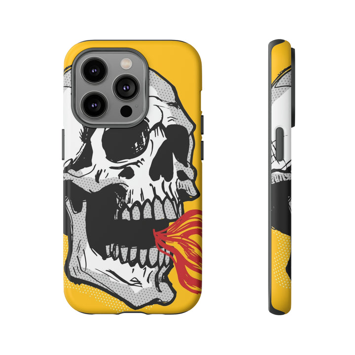 Skull Fire Tough Phone Case