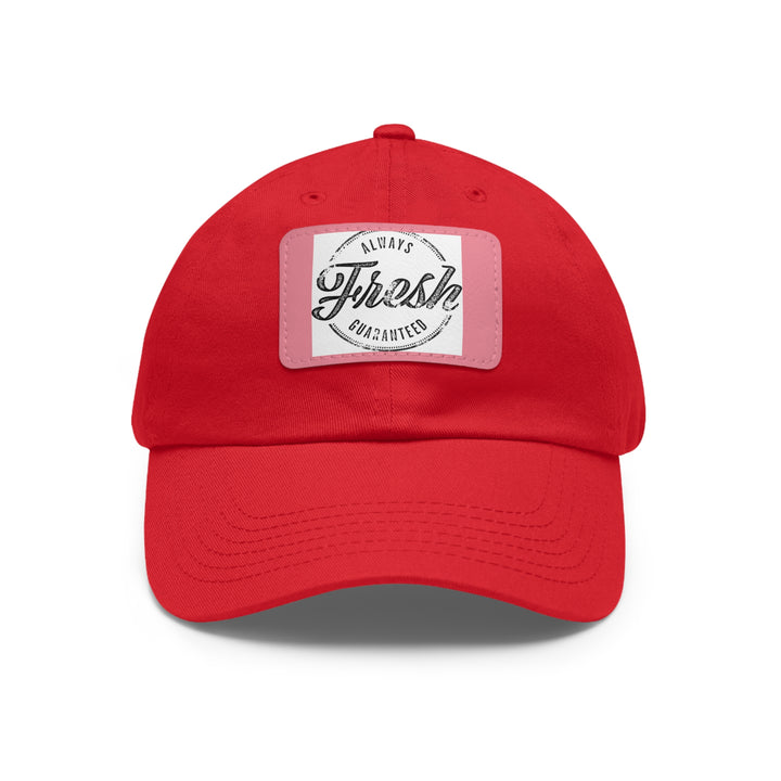 Always Fresh Dad Hat with Leather Patch (Rectangle)