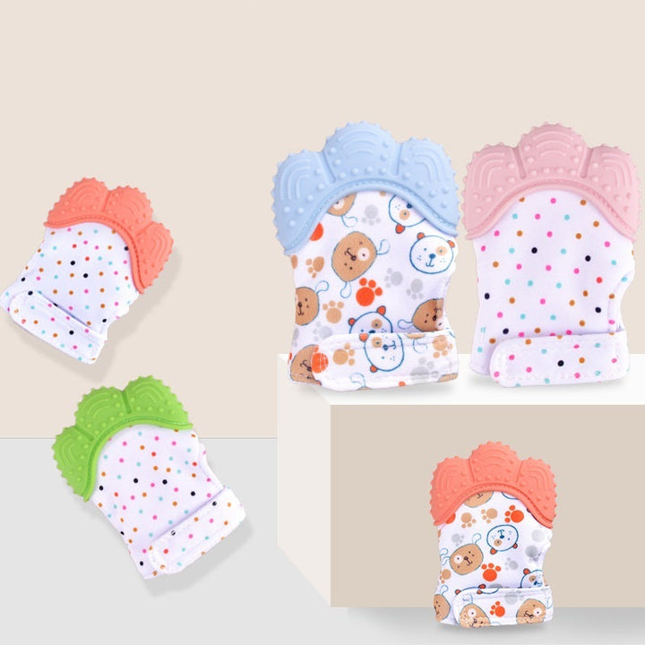Baby Teething Gloves – Silicone Molar Mitten for Soothing Gums