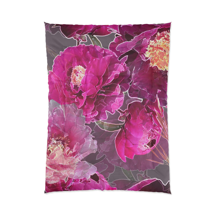 Floral Pink Roses Comforter
