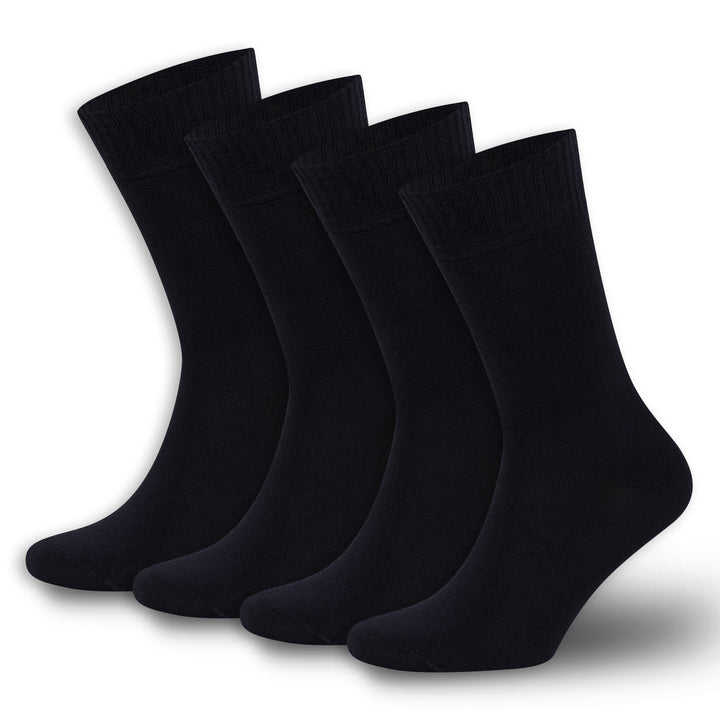 Men’s and Women’s Bamboo Diabetic Crew Socks 4-Pack
