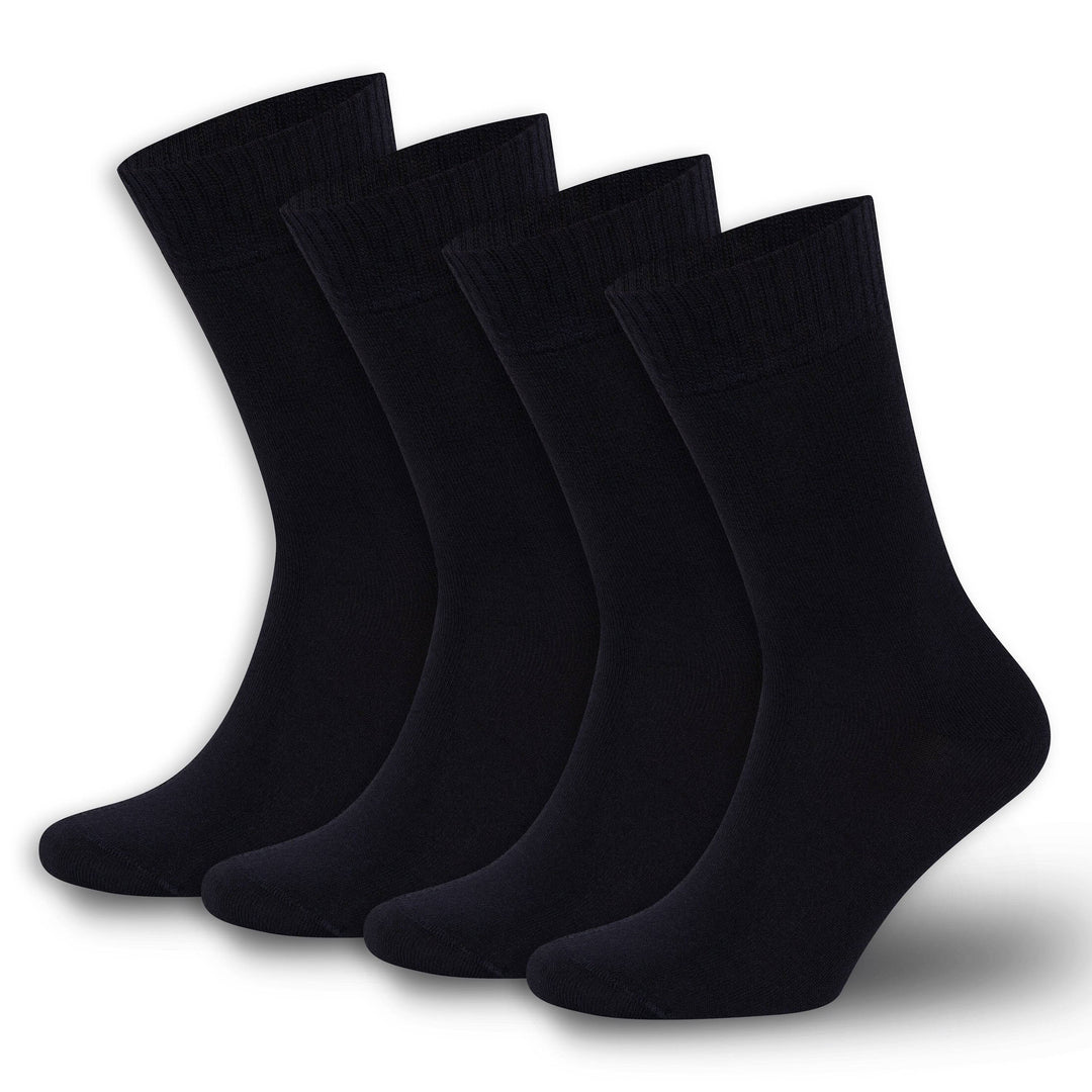 Men’s and Women’s Bamboo Diabetic Crew Socks 4-Pack