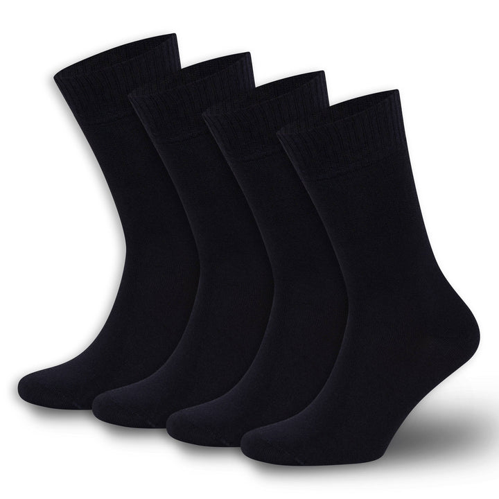Men’s and Women’s Bamboo Diabetic Crew Socks 4-Pack