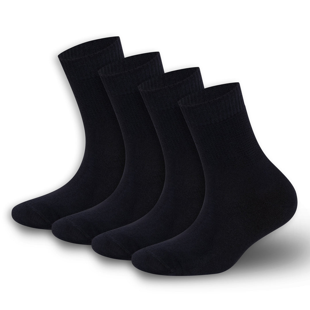 Men’s and Women’s Bamboo Diabetic Ankle Socks 4-Pack