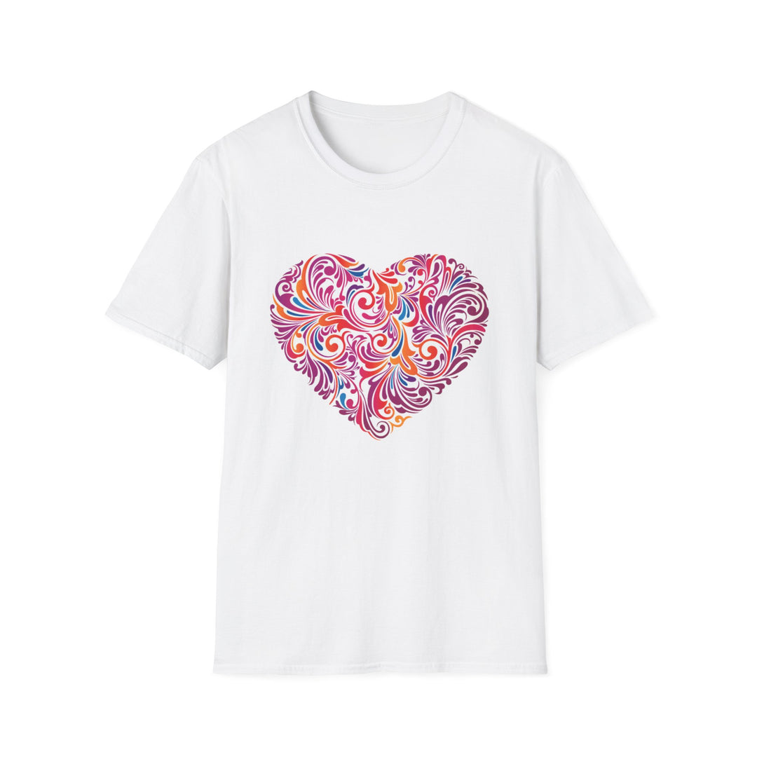 Heart Design Unisex Softstyle T-Shirt