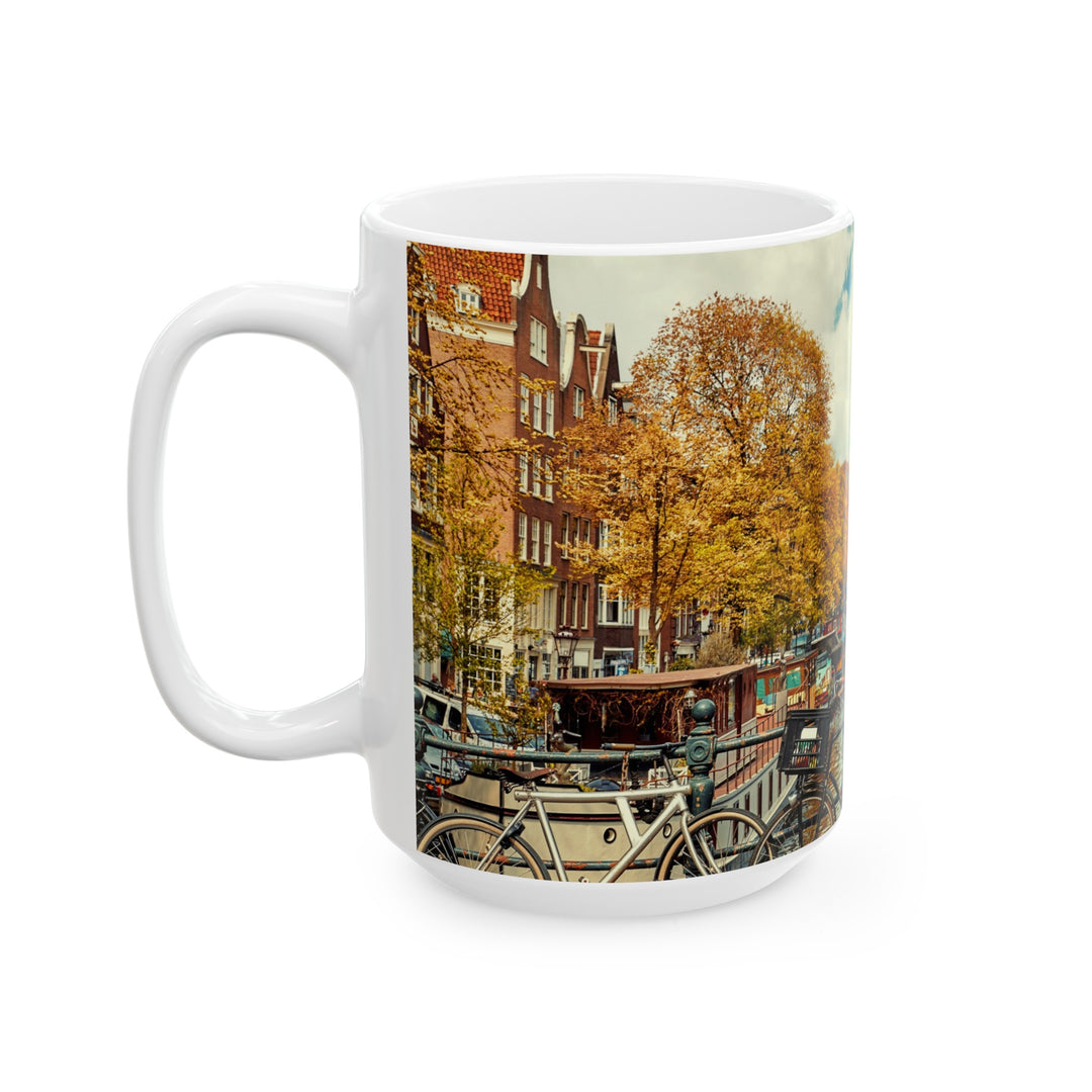 Scenic Amsterdam Ceramic Mug, (11oz, 15oz)