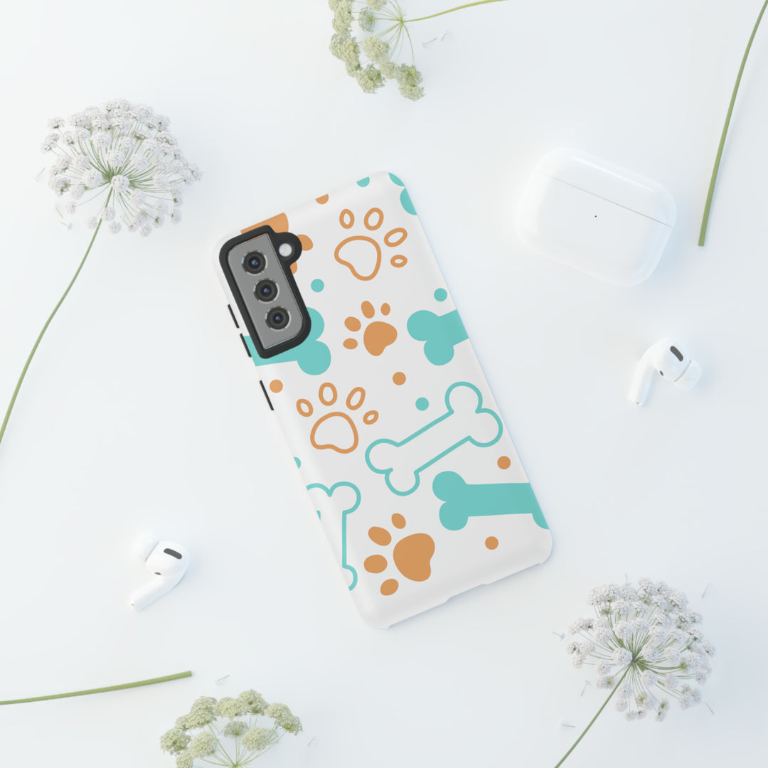 Paws and Bones Tough Phone Case