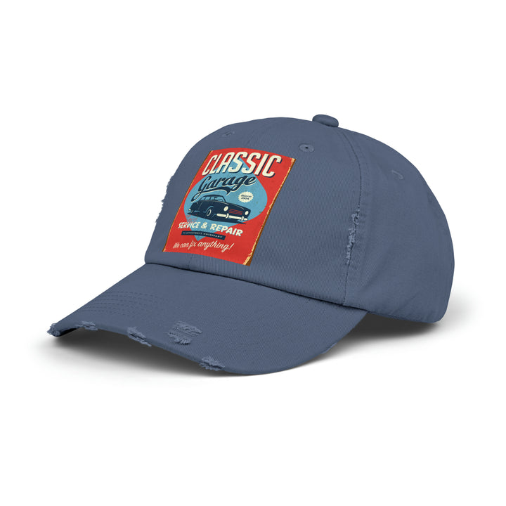 Classic Garage Unisex Distressed Cap