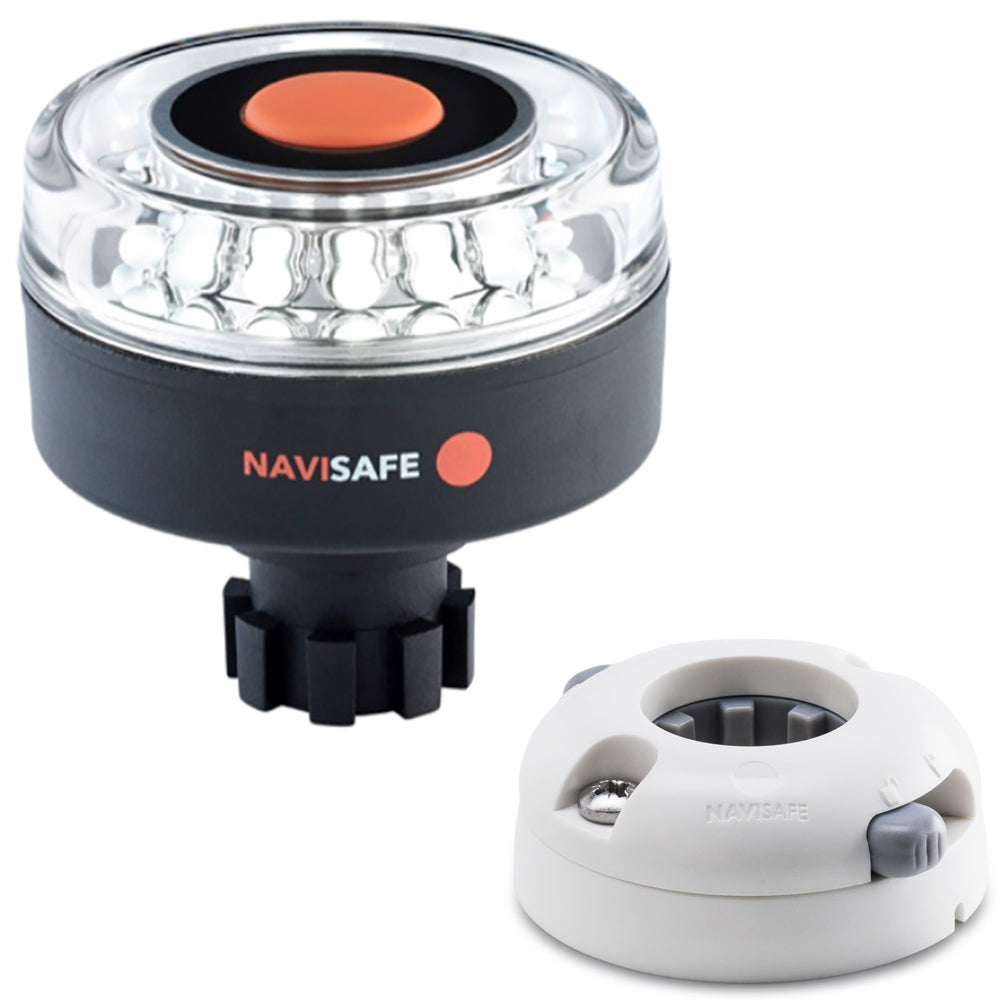 Navisafe Navilight 360 2NM w/Navibolt Base  Horizontal Mount - White [042KIT5]