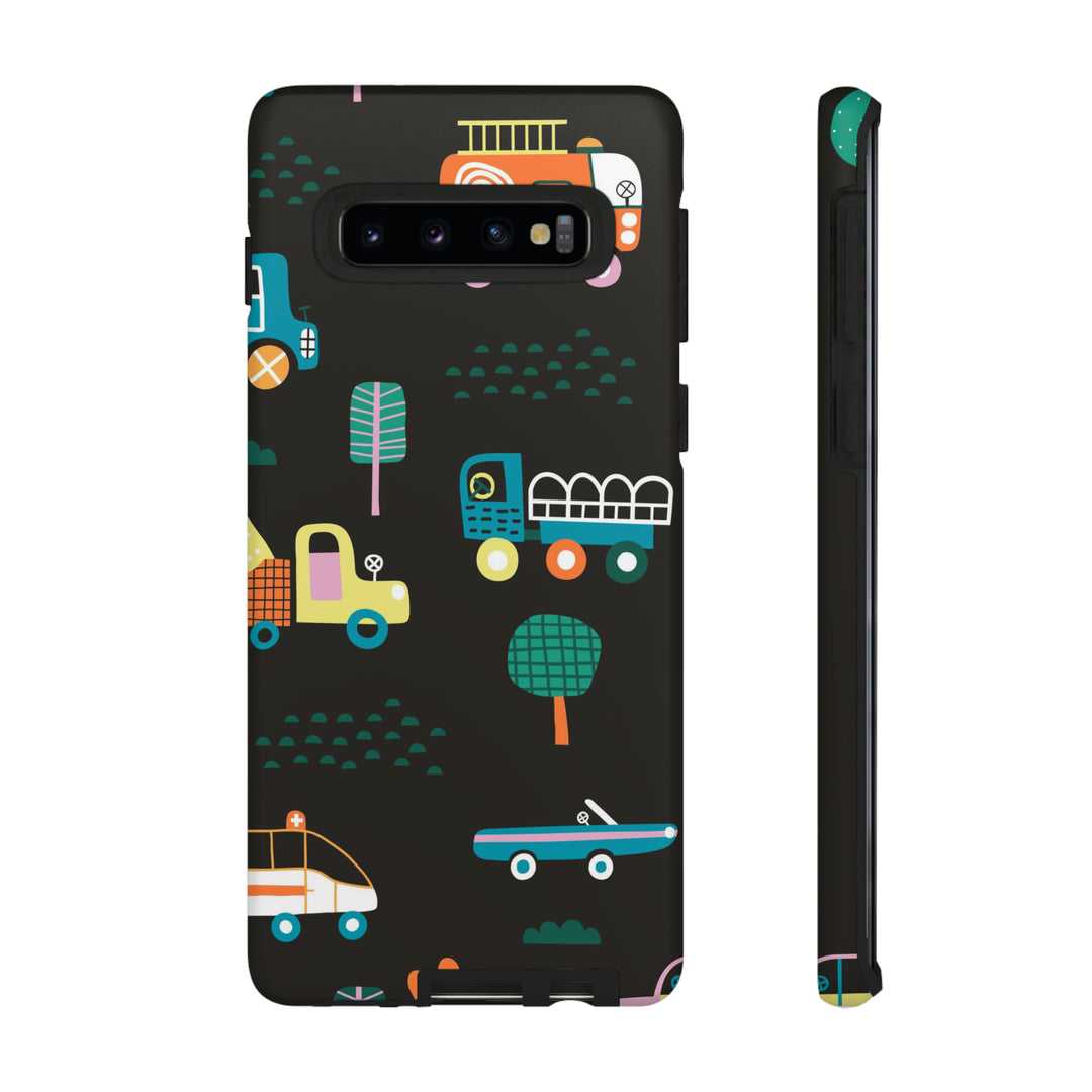 Cars and Trucks Tough Phone Case