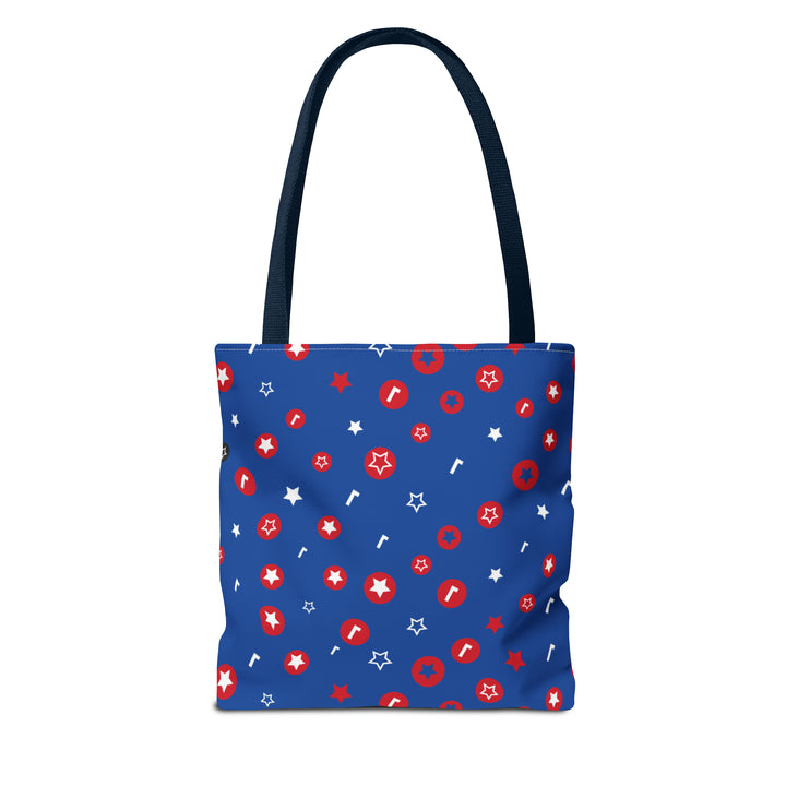 Symbol Pattern Tote Bag (AOP)