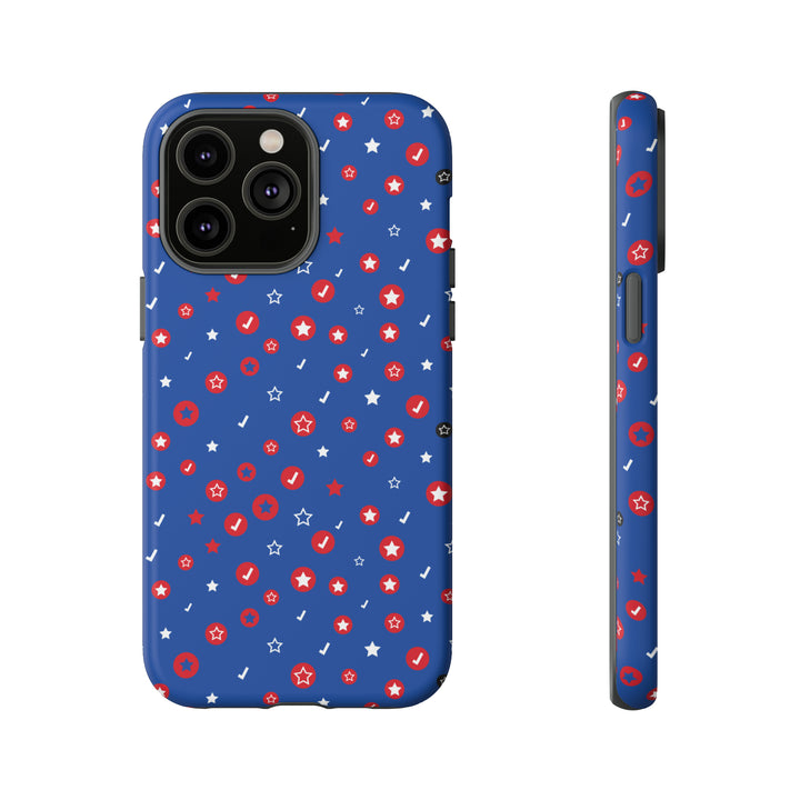 Checks and Stars Tough Phone Case