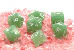 Sound of Silence 7-Dice Set Green HSDND RPD