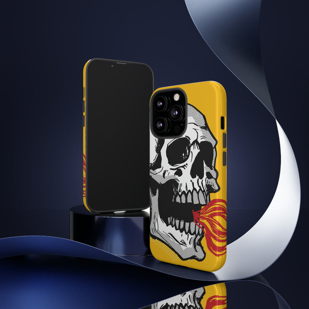 Skull Fire Tough Phone Case