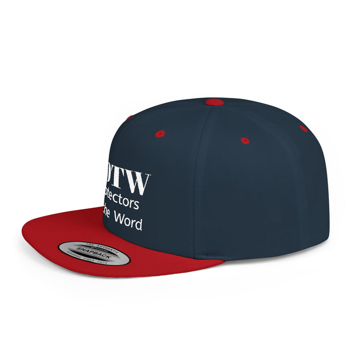 Snapback Hat — POTW 'Protectors of the Word' Logo Flat Bill Cap