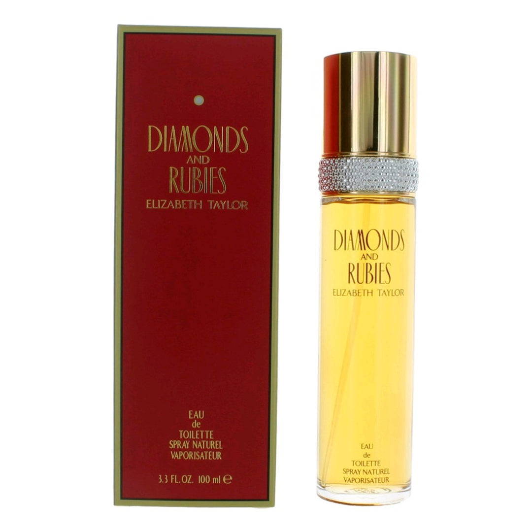 Diamonds & Rubies by Elizabeth Taylor, 3.3 oz. Eau De Toilette Spray for Women