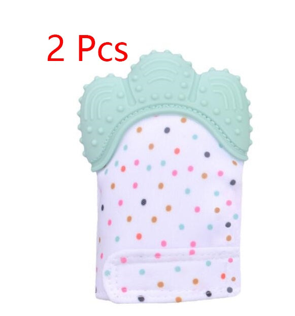 Baby Teething Gloves – Silicone Molar Mitten for Soothing Gums