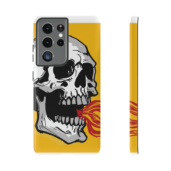 Skull Fire Tough Phone Case