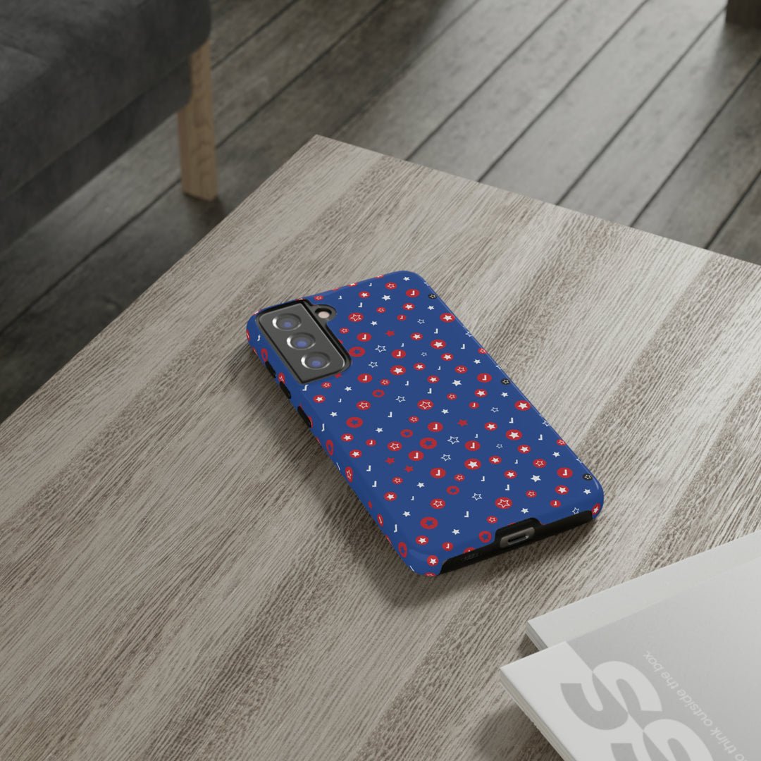 Checks and Stars Tough Phone Case