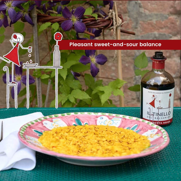 IL TINELLO, Aceto Balsamico di Modena IGP, Red Label, (8.5 fluid oz) 100ml