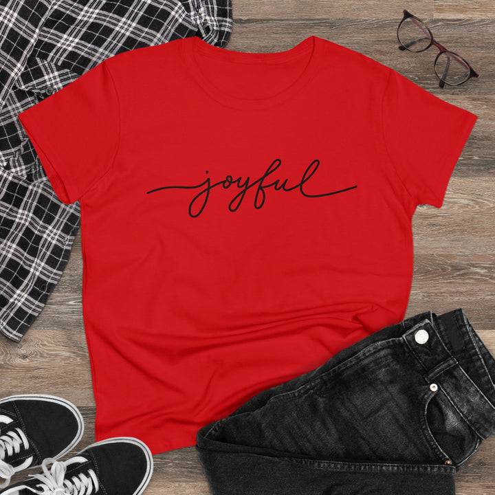 Joyful Women's Midweight Cotton Tee