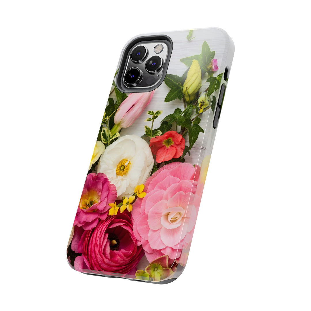 iPhone Flowers Tough Phone Case