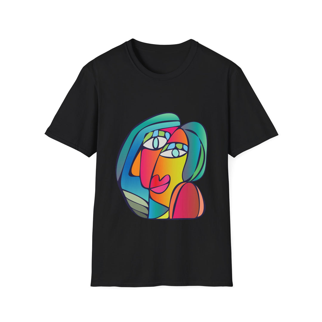 Cubism Girl Unisex Softstyle T-Shirt