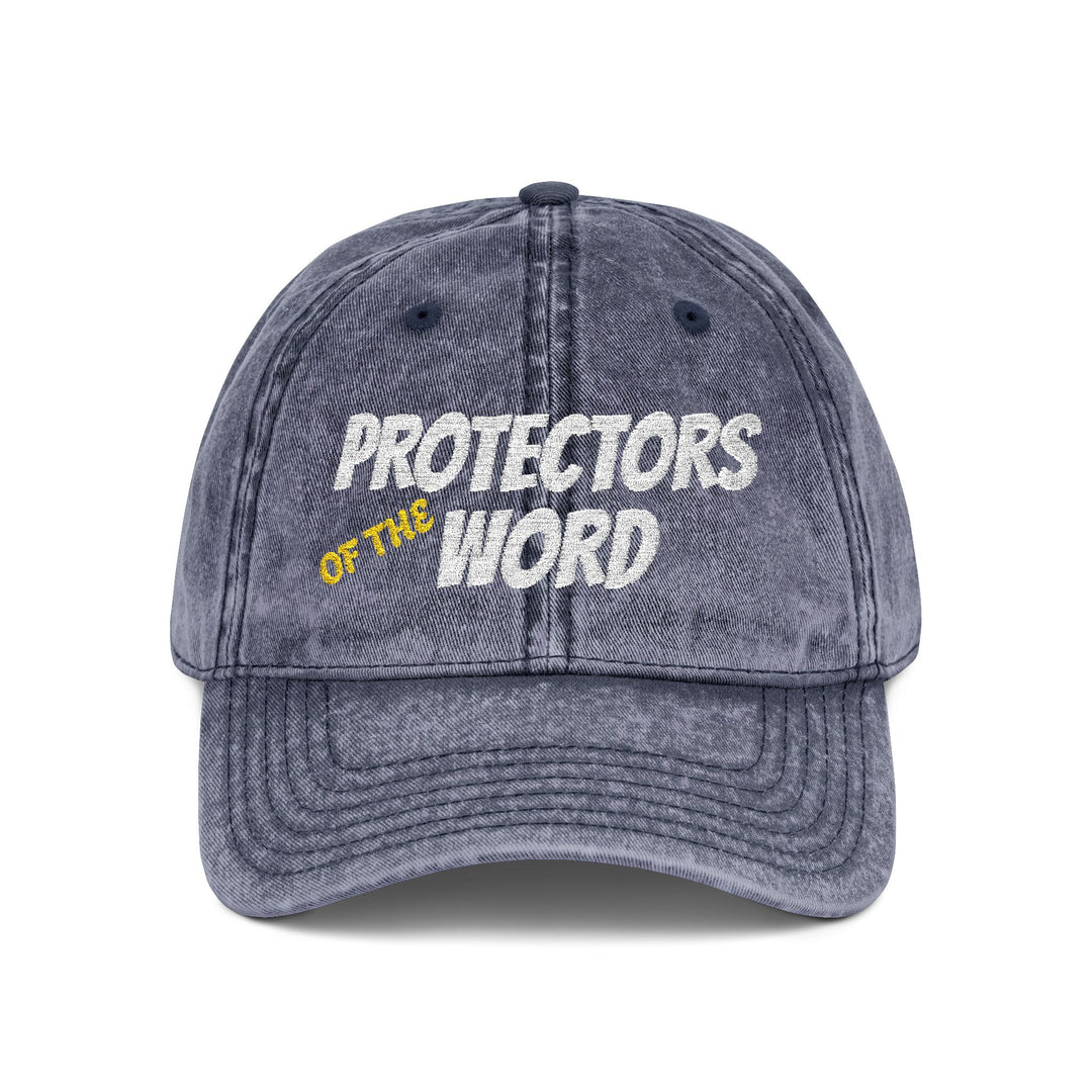 Protectors of the Word Embroidered Vintage Cap