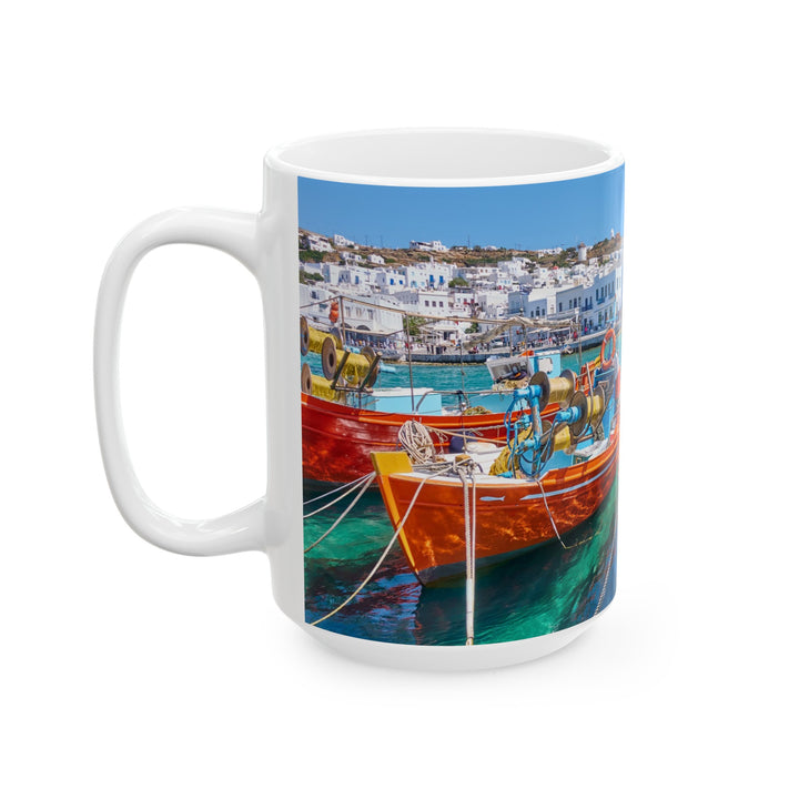 Scenic Greece Ceramic Mug, (11oz, 15oz)