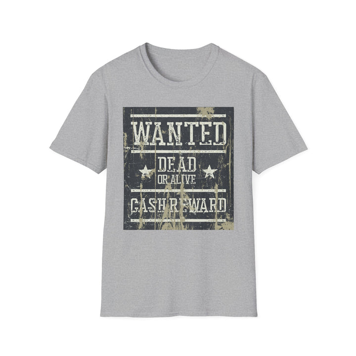 Wanted Dead Or Alive Unisex Softstyle T-Shirt