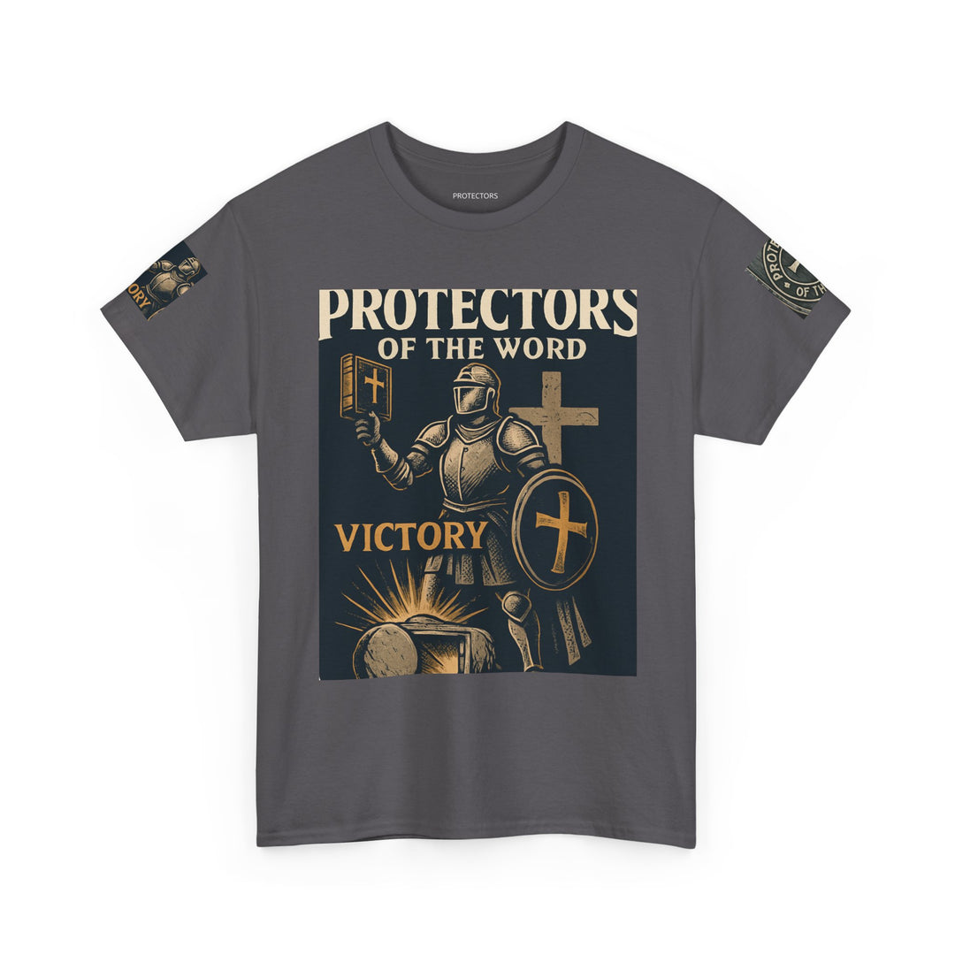 Protectors of the Word Premium Christian T-Shirt — 'Victory' Knight Design with John 14:6 Scripture