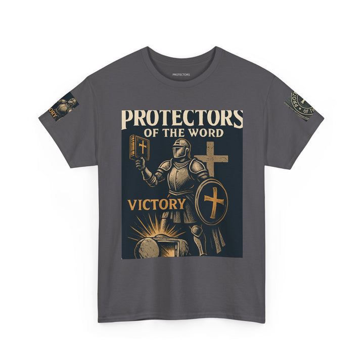 Protectors of the Word Premium Christian T-Shirt — 'Victory' Knight Design with John 14:6 Scripture