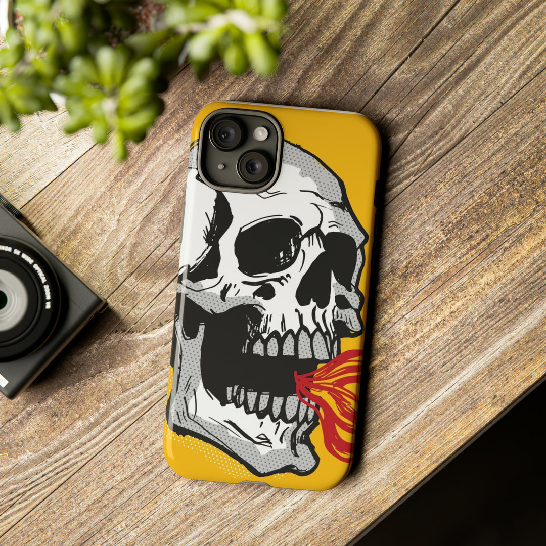 Skull Fire Tough Phone Case