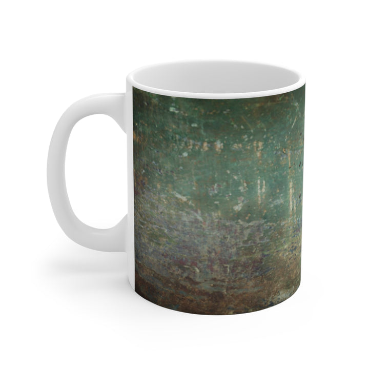 Rustic Tea Pot and Cups Mug 11oz