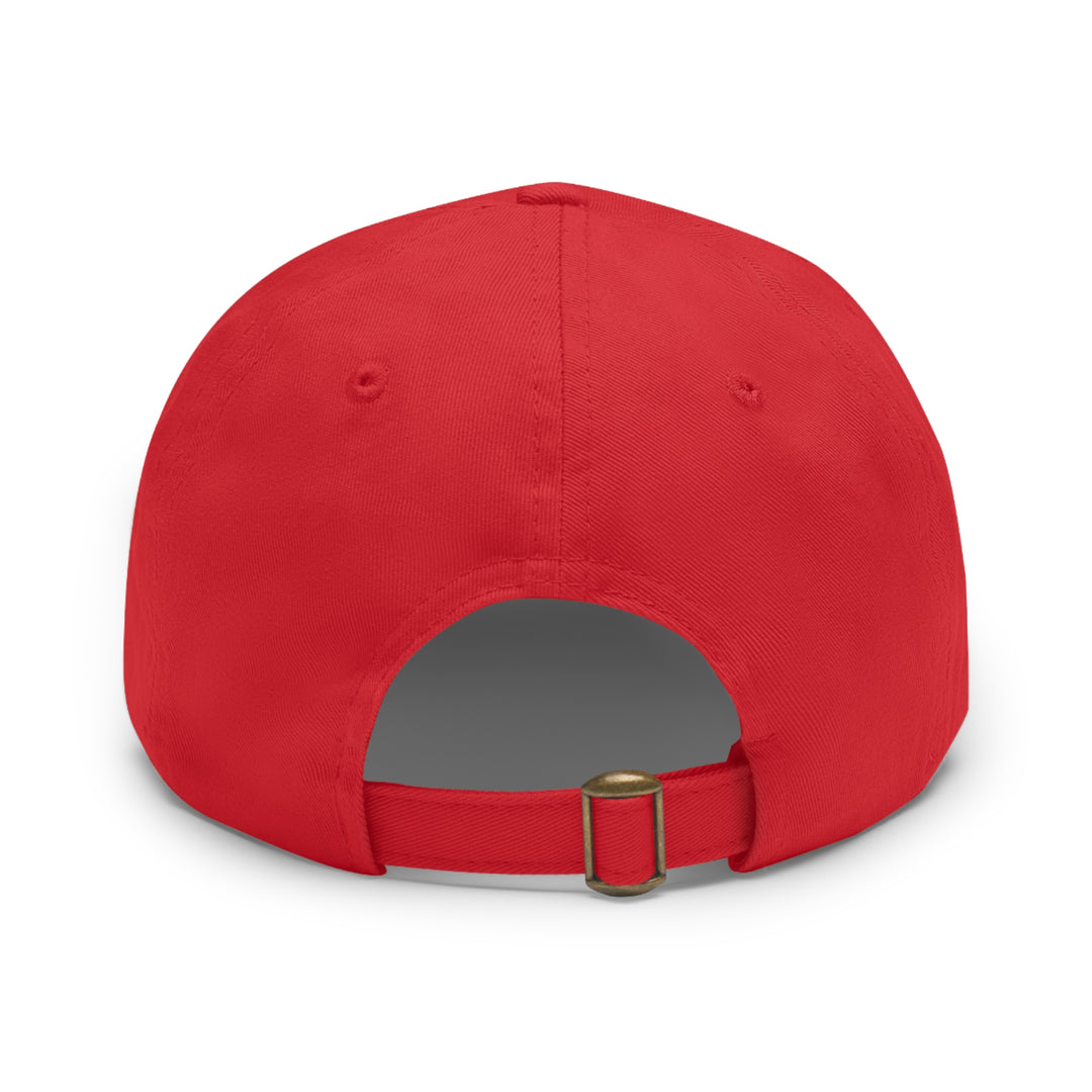 Fisherman Dad Hat with Leather Patch (Rectangle)