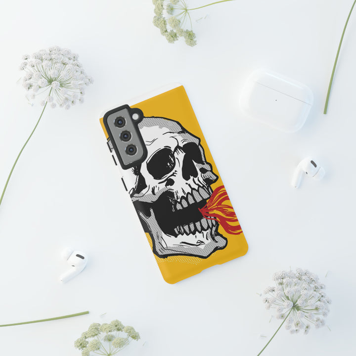 Skull Fire Tough Phone Case