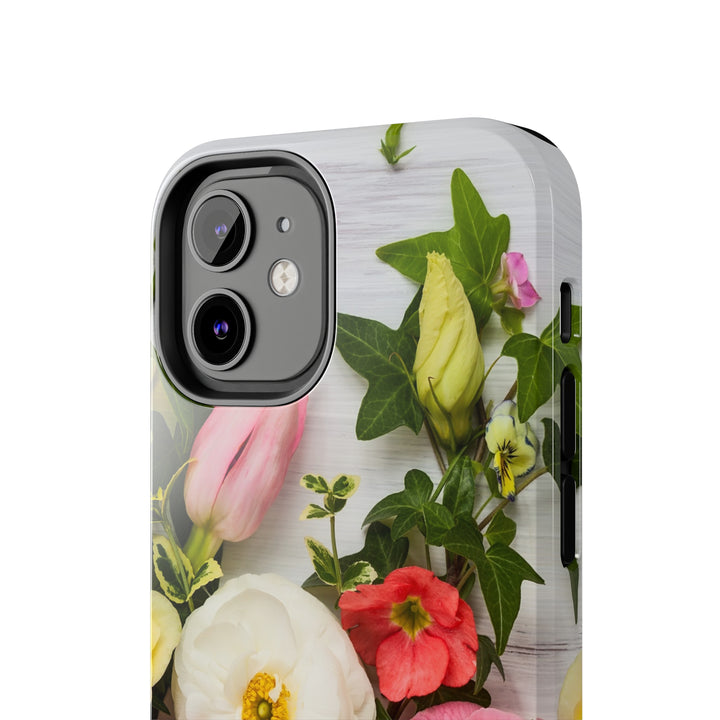 iPhone Flowers Tough Phone Case