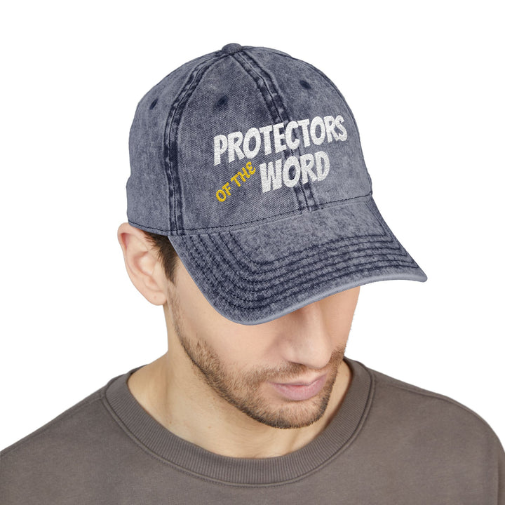 Protectors of the Word Embroidered Vintage Cap