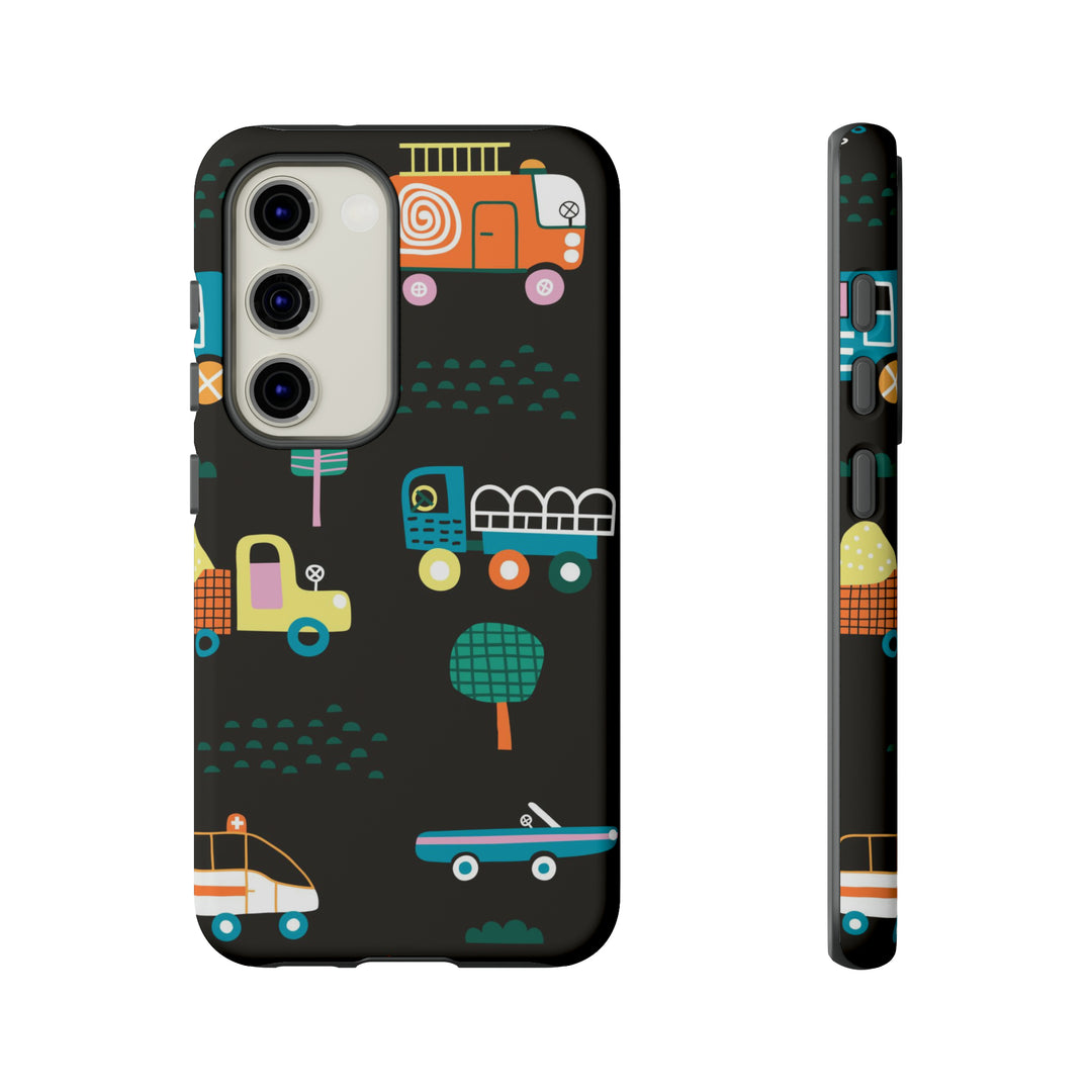 Cars and Trucks Tough Phone Case