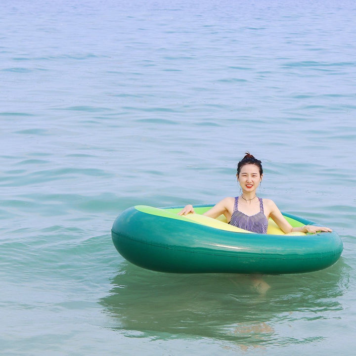 Giant Inflatable Avocado Pool Float Fun Swimming Ring for Pool Parties