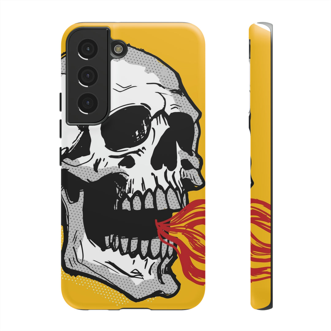 Skull Fire Tough Phone Case