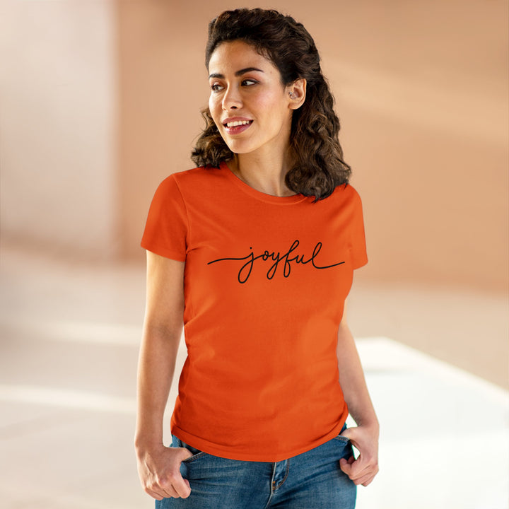 Joyful Women's Midweight Cotton Tee