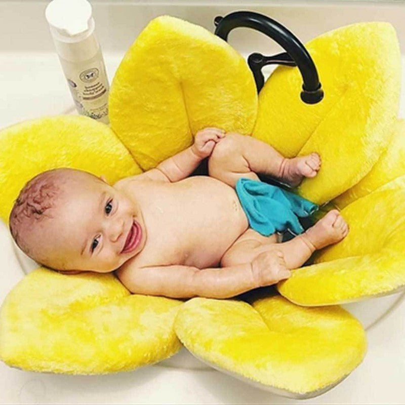 Sunflower Baby Bathmat Soft and Cozy Infant Sink Cushion