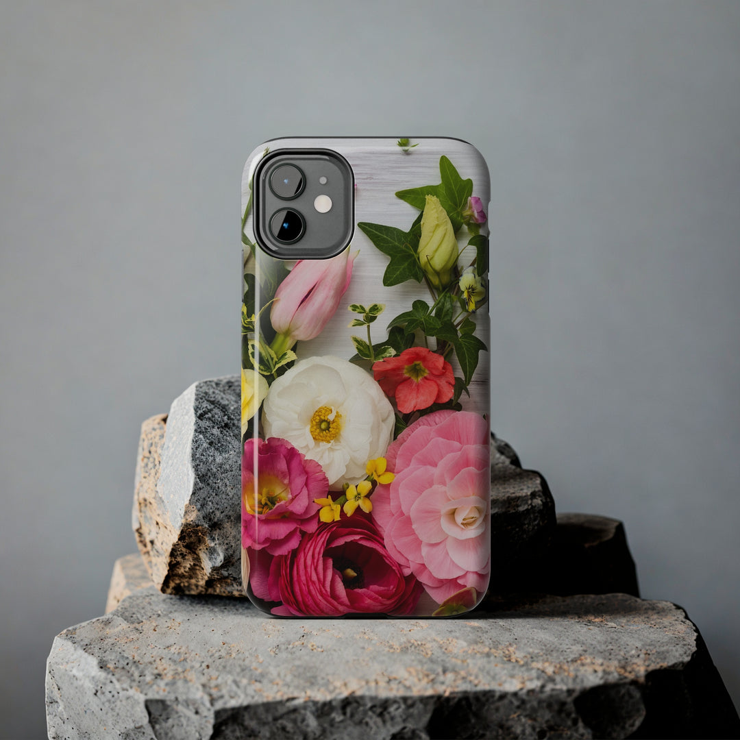 iPhone Flowers Tough Phone Case