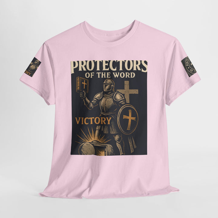 Protectors of the Word Premium Christian T-Shirt — 'Victory' Knight Design with John 14:6 Scripture