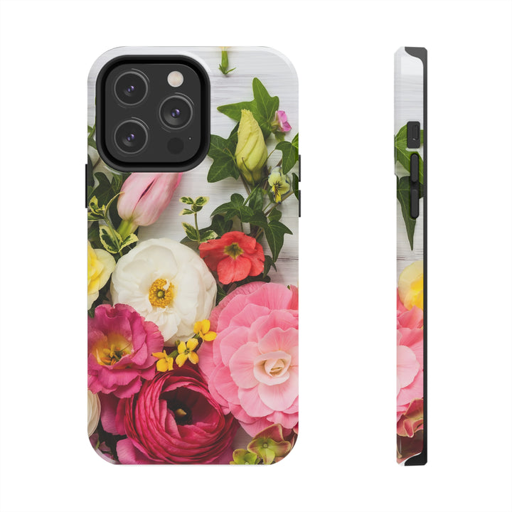 iPhone Flowers Tough Phone Case